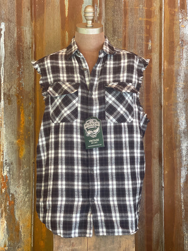 Busch Light TONAL Version Sleeveless Flannel